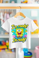 SÜNGER BOB IM READY | PREMIUM KALİTE ÇOCUK TİŞÖRTÜ